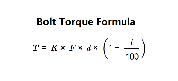 Bolt Torque Formula