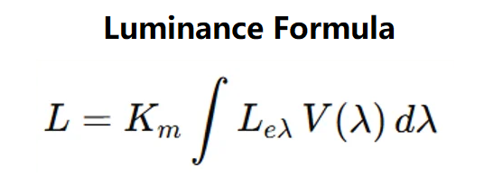 Luminance Formula