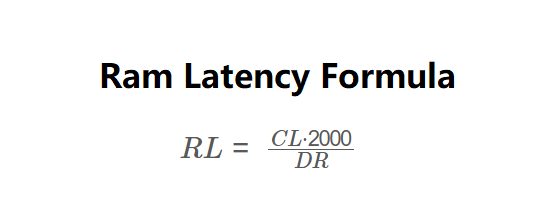 RAM Latency Formula