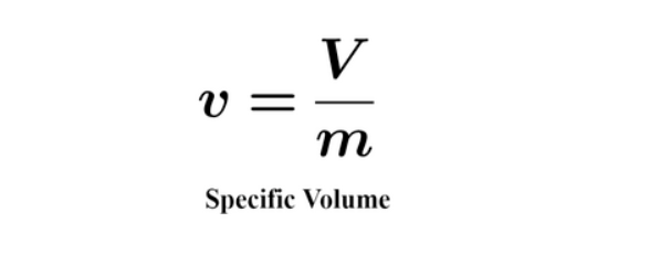 Specific Volume Formula