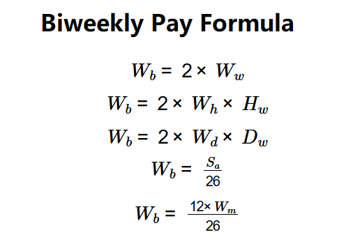 Biweekly Pay Formula