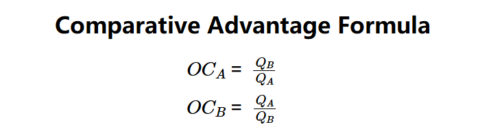 Comparative Advantage Formula