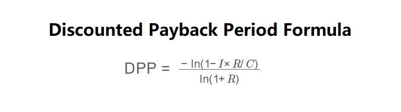 Discounted Payback Period Formula