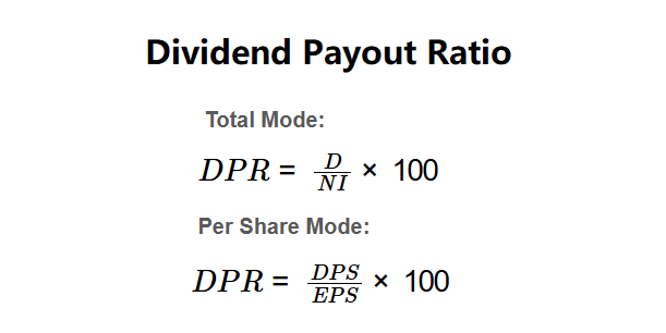 Dividend Payout Ratio Formula