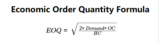Economic Order Quantity Formula