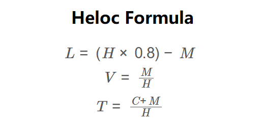 HELOC Formula