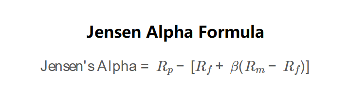 Jensen's Alpha Formula