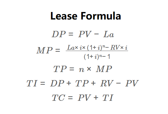 Lease Formula