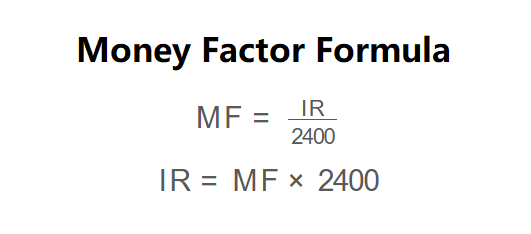 Money Factor Formula