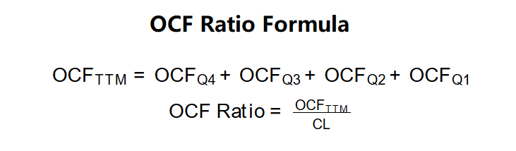 OCF Ratio Formula