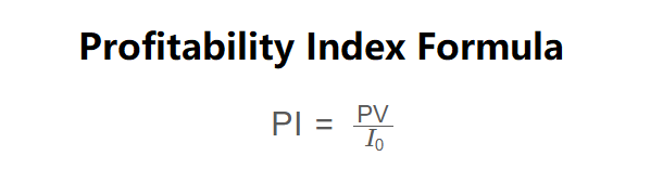 Profitability Index Formula