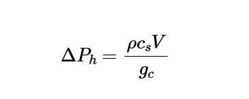 Pressure Rise Due to Water Hammer