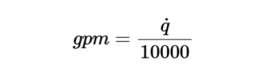 Flow Rate for Small Systems