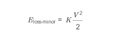 Minor Loss Coefficient