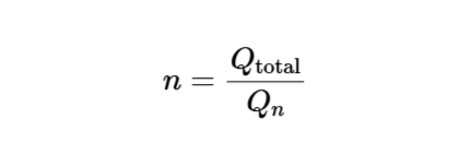 Number of Filter Units Required