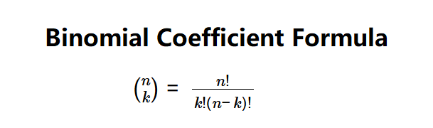Binomial Coefficient Formula