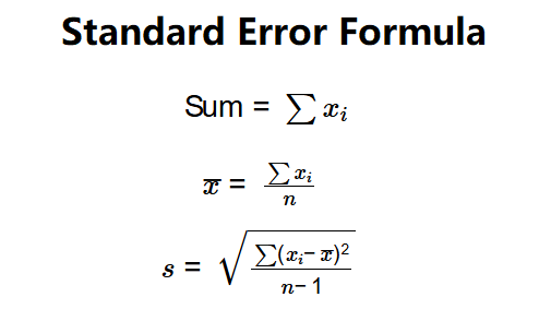 Standard Error Formula