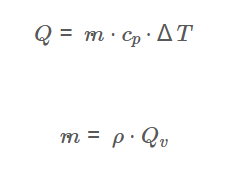 Heat Exchanger Power Formula