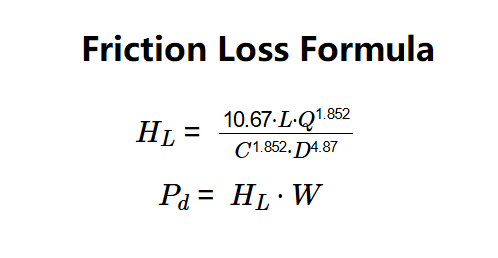Friction Loss Formula