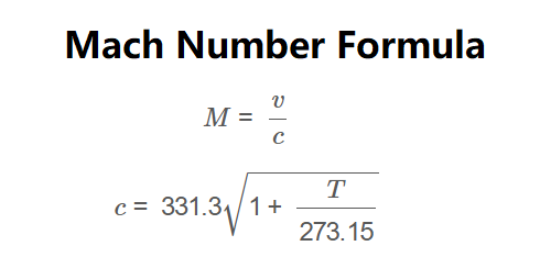 Mach Number Formula