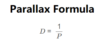 Parallax Formula