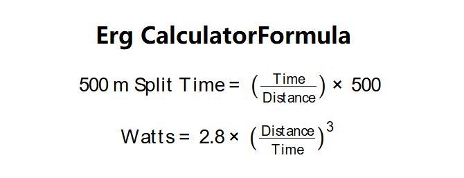 ERG Calculator Formula