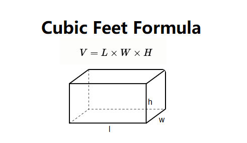 Cubic Feet Volume Formula