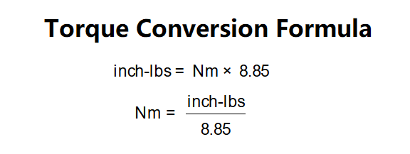 Torque Conversion Formula