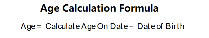 Age Calculation Formula
