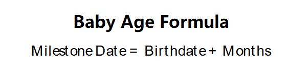 Baby Age Formula