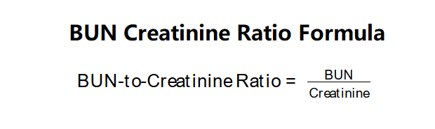 BUN-to-Creatinine Ratio Formula