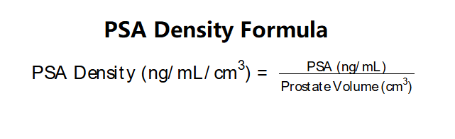 PSA Density Formula