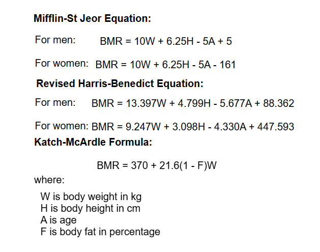 BMR Calculator