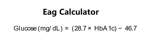 Estimated Average Glucose Calculator