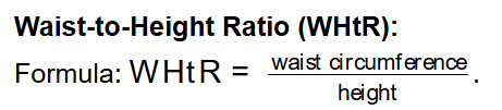 Waist-to-Height Ratio Calculator Diagram