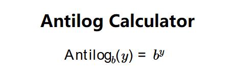 Antilog Diagram