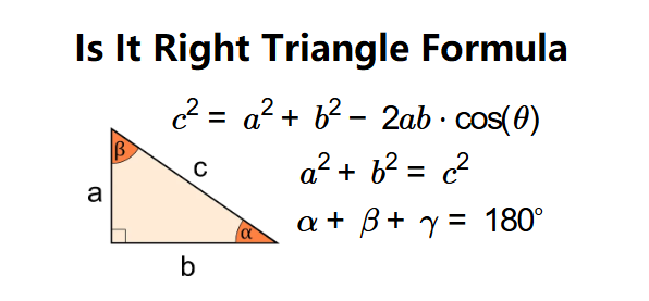 Is it a Right Triangle Formula
