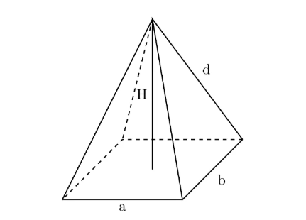 Rectangular Pyramid Diagram