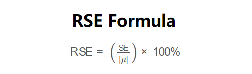 Relative Standard Error Formula